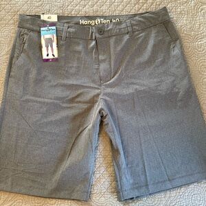 Hang Ten Charcoal Flat Front Men's Shorts